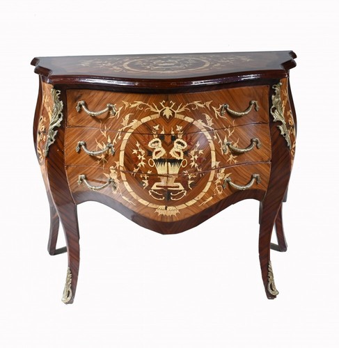 French bombe commode louis - french, xv