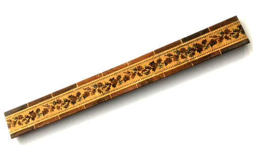Antique tunbridge ware rule - antique,