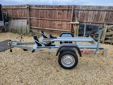 Double Motorcycle Trailer With Ramp