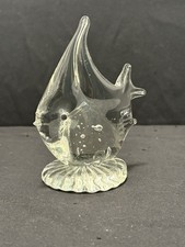 Murano? Clear Glass Fish Ornament