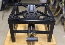 VIPER 5.1KW 2 KEY HEAVY DUTY SINGLE CAST IRON RING BURNER