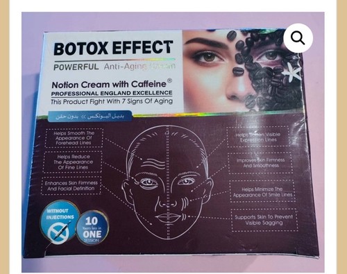 Botox effect anti - botox, aging