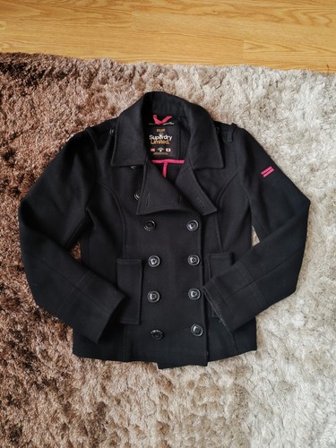 Women superdry coat size l - coat,