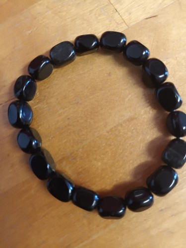 Black obsidian 8mm 10mm - black, 8mm-10mm
