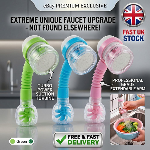 360 rotating tap water filter - water,