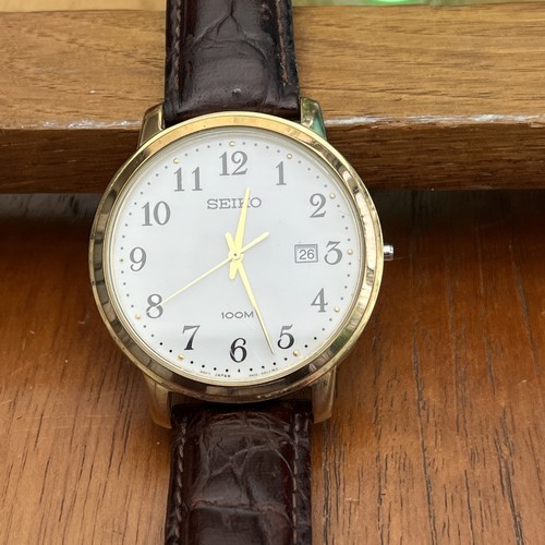 Seiko gents quartz dress watch - gents,