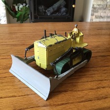 1955 Dinky Supertoys No 561 BLAW KNOX BULLDOZER Yellow Unboxed