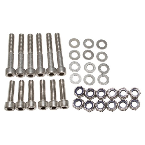 Steel hinge screw set rear - hinge, (rear