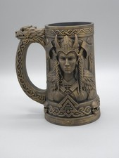 Viking Warrior Woman Beer Mug