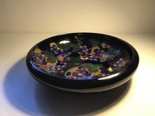 Antique Royal Stanley Ware Jacobean Large Ceramic Float Bowl in Vine Pattern.