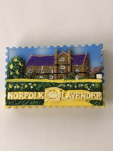 Norfolk lavender fridge magnet - norfolk,