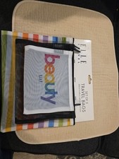 ELLE Travel  Set Of 3 Travel Mesh Breathable Bags NWT