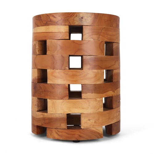 Belari teak stools end - belari,
