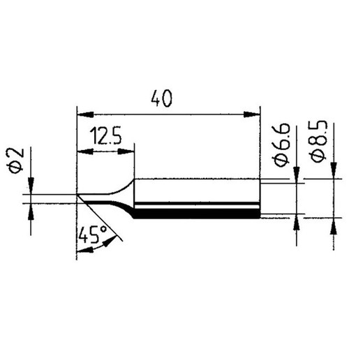 Ersa soldering tip bevelled - ersa,