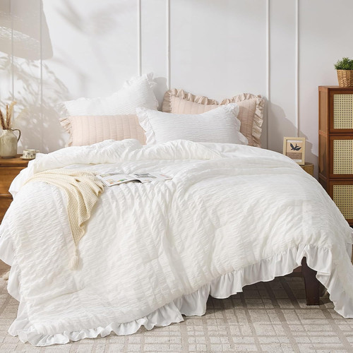 King size comforter - king, white