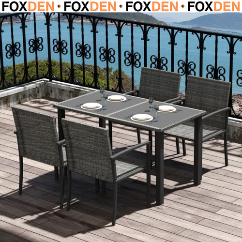 Piece outdoor dining set - set, w/