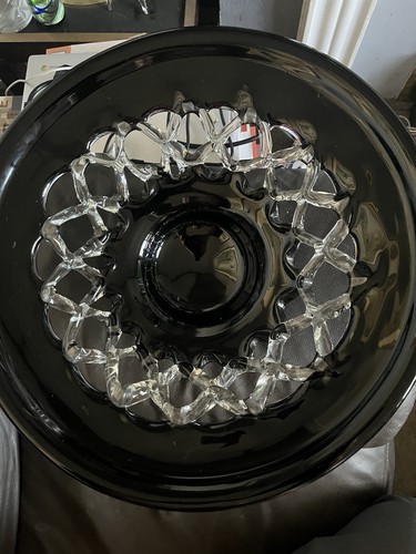 Vintage murano black clear - black,