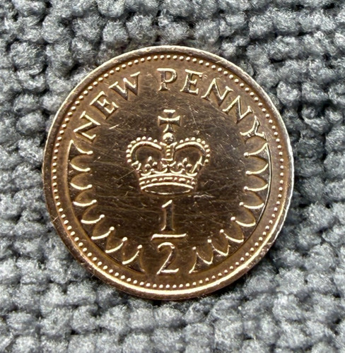 1971 half penny coin 1 - 1971,
