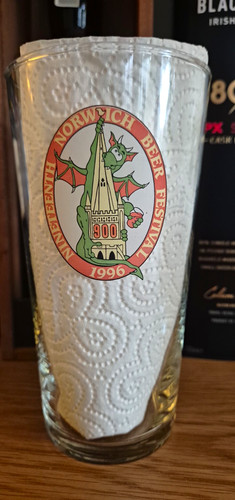 Norwich beer festival glass - beer,