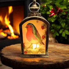 Robin vintage storm  lantern