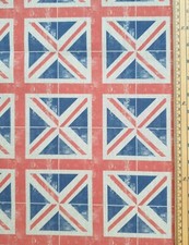 Union Jack fabric 80% Cotton