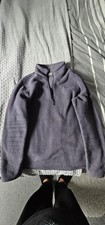Jack Wolfskin Fleece Zip Neck XL Blue/Gray Colour, Long Sleeve, Lovely Condition