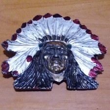 Vintage Belt Buckle Indian