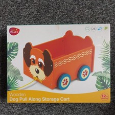 Wooden Dog Pull Along Storage