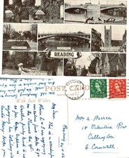 Vintage Postcard - Reading