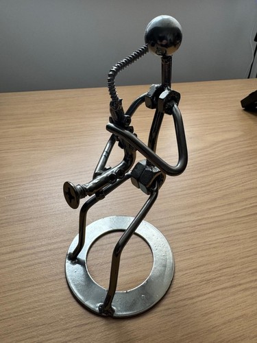 Nuts and bolts sculpture - nuts,