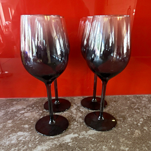 Grey ombré tinted wine - grey,