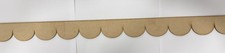 MDF Scalloped Border trim 1 metre x 60mm with 70mm scallop