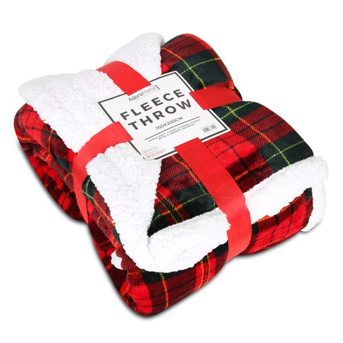 Nqp red checked - checked, fleece