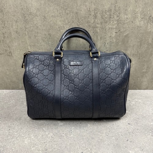 Gucci joy boston bag navy - gucci, blue