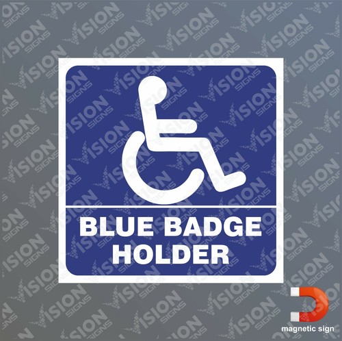 Disabled blue badge holder - blue,