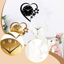 Heart Shaped Wall Clock Wall