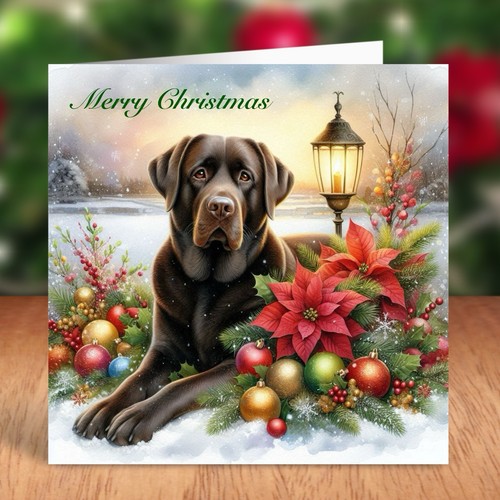 Chocolate labrador dog - chocolate,