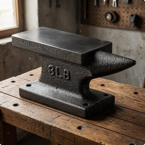 Tapered end anvil polished - tapered-end,