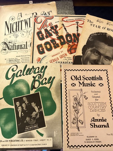 Vintage scottish irish sheet - vintage,