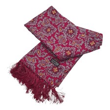 Tootal Mod Indie 1960s Paisley Scarf Vintage Retro Mens Fringed Ascot Cravat 118