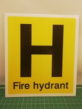 Fire hydrant sign feq17 - fire,