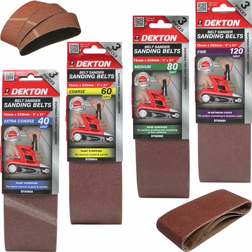 Sanding belts 80 120 - 60,