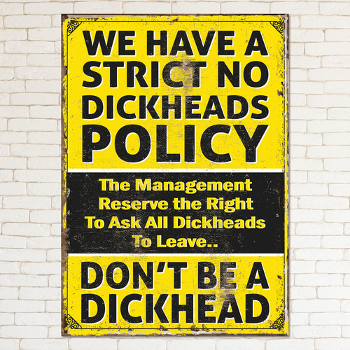 Funny dickhead policy retro - no,