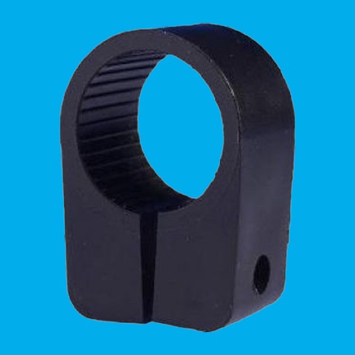 Black heavy duty cable cleats - black,