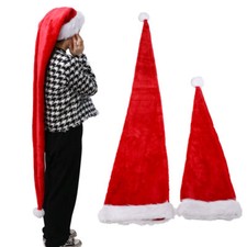 Long Santa Hat Christmas Xmas