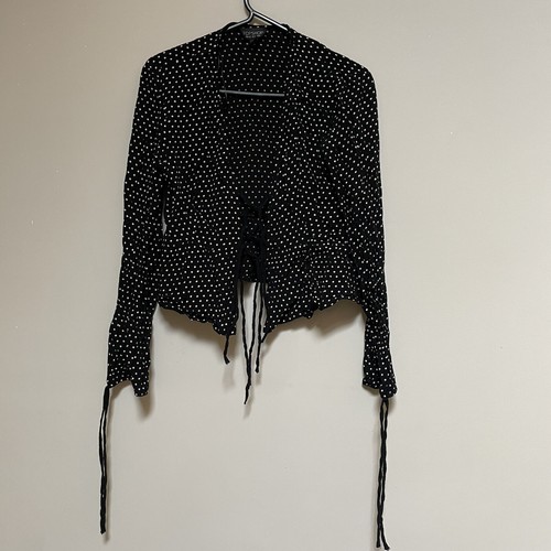 Topshop polka dot blouse - polka,
