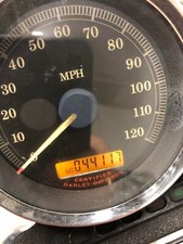 Harley Davidson 04-08 Sportster speedometer 67403-04 MPH gc, 44,117 miles