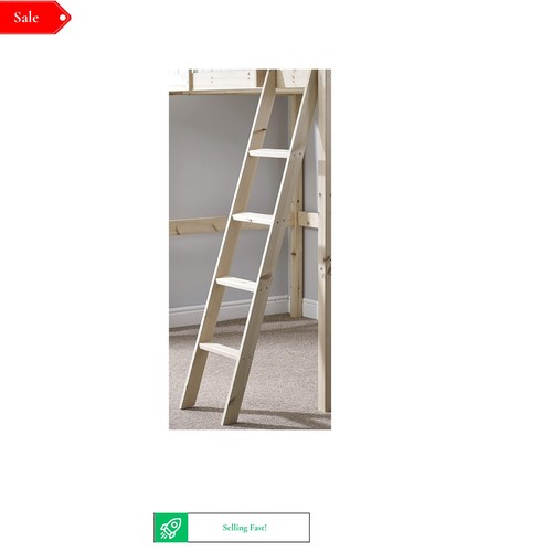 Pine bunk bed ladder - bed,