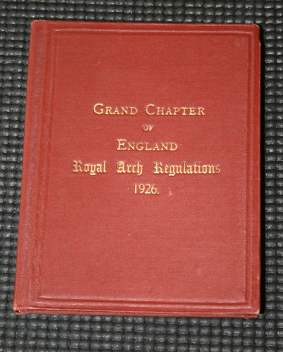 1926 grand chapter england - chapter, of