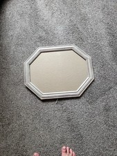 Mirror 8 Sided Silver Sparkle , 40cmx30cm Dimensions